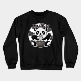 Panda Eating Ramen Crewneck Sweatshirt